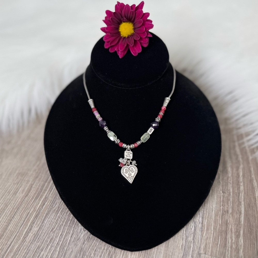 💜🩷BRIGHTON “Listen To Your Heart” Adjustable Necklace